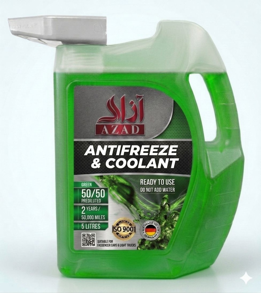 AZAD ANTIFREEZE COOLANT GREEN 5L