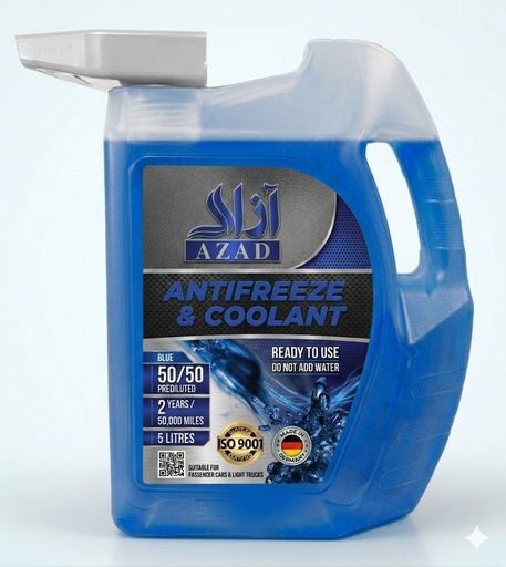 [1211-5] AZAD ANTIFREEZE COOLANT BLUE 5L